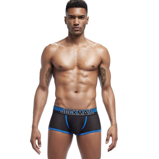 Doug – Atmungsaktive Herrenboxershorts aus Mesh