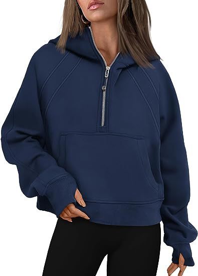 Adele – Lässiger Kapuzenpullover mit Taschen für Damen