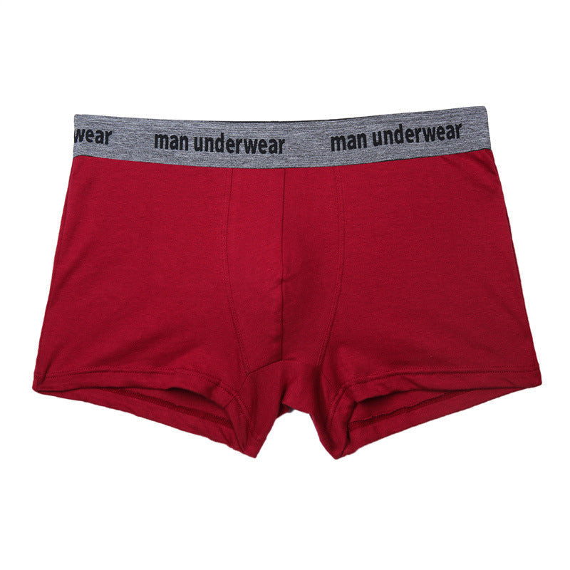 Marc – Einfarbige Baumwoll-Boxershorts für Herren