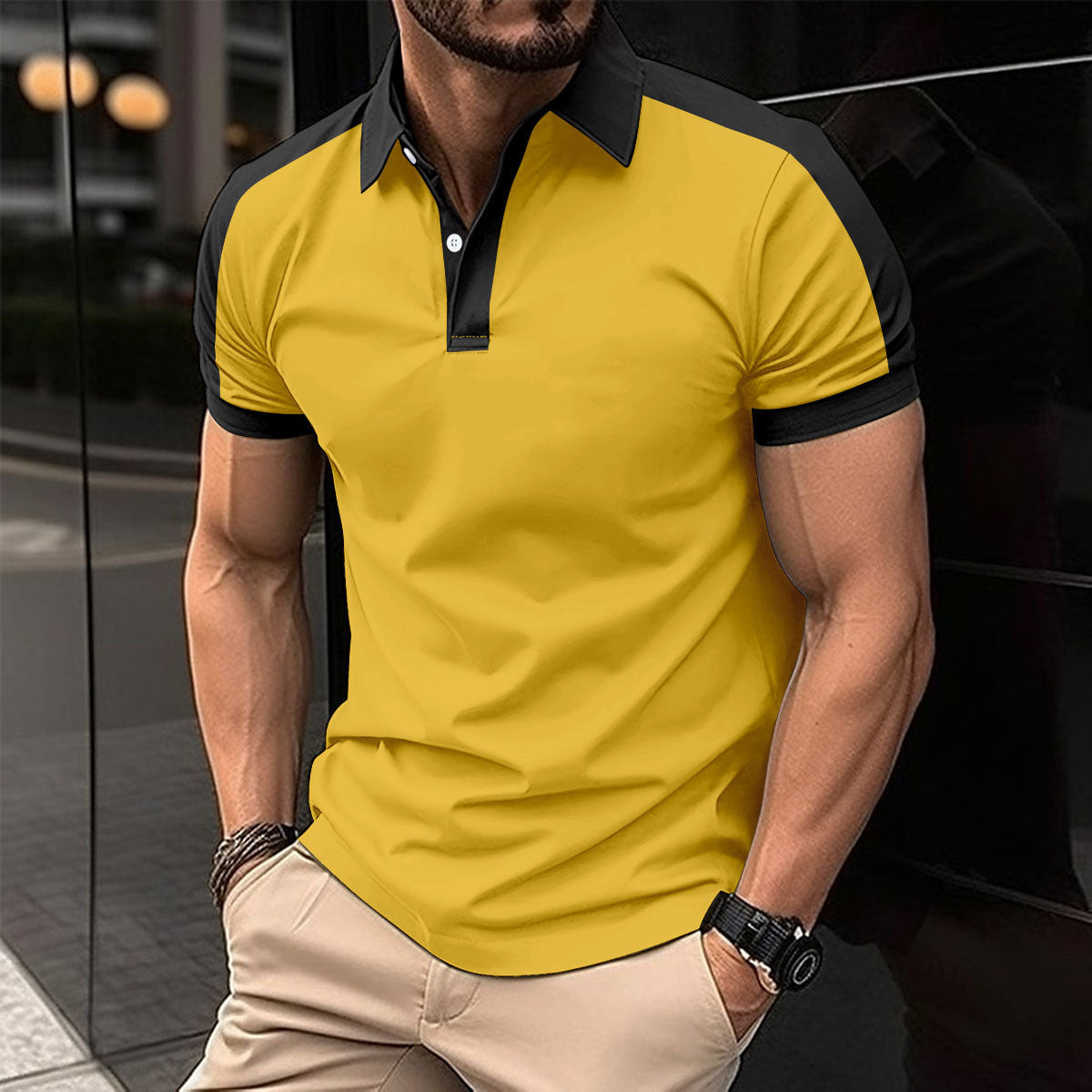 Adrian – Kurzarm Business-Poloshirt für Herren