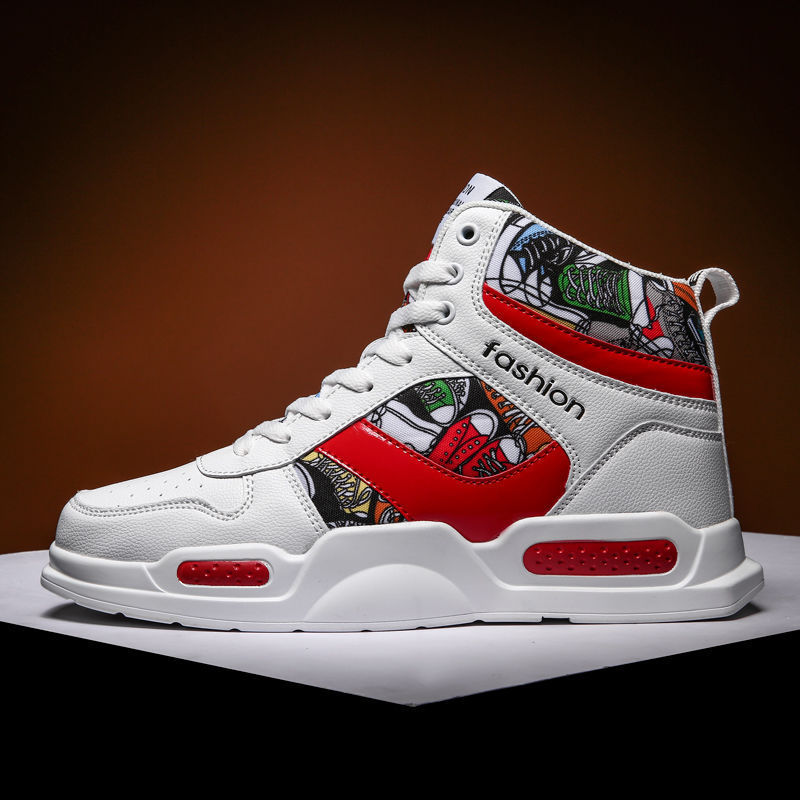 Joshua – Sportliche Herren High-Top Graffiti Sneakers