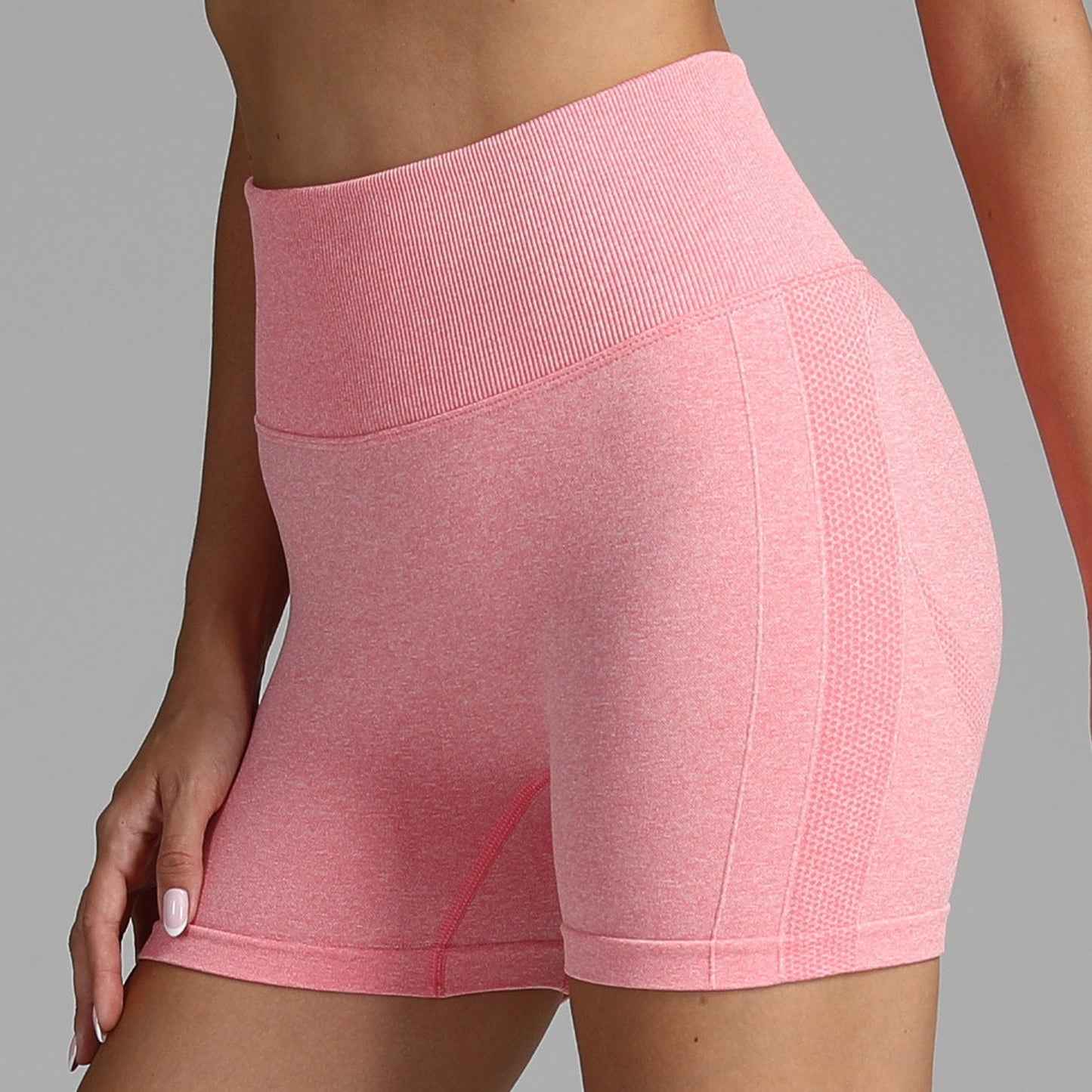 Rachael – Nahtlose Yoga-Shorts für Frauen mit hohem Bund und hüftstraffendem Design