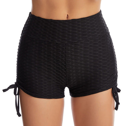 Megan – Sportliche Kurzshorts mit Textur und Po-Formung für das Fitnessstudio